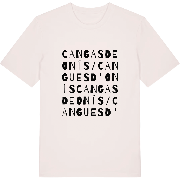 Cangas de Onís / Cangues d'Onís wordplay t-shirt – t-shirt from PinShirt