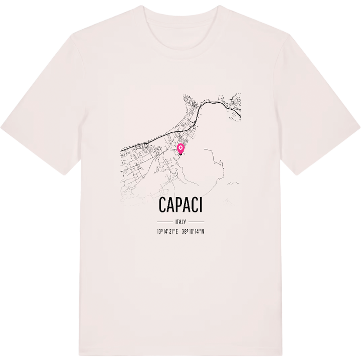 Capaci map t-shirt – t-shirt from PinShirt