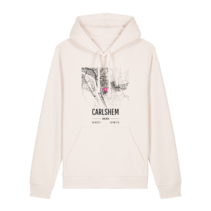 Carlshem map hoodie – hoodie from PinShirt