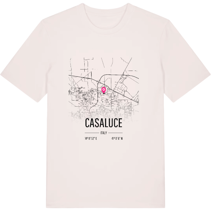Casaluce map t-shirt – t-shirt from PinShirt