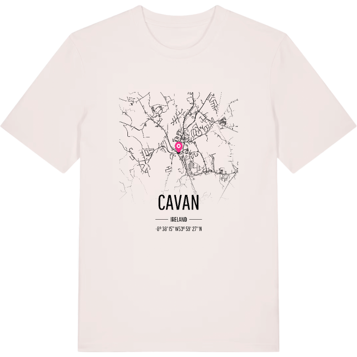 Cavan map t-shirt – t-shirt from PinShirt
