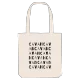 Cavan wordplay tote bag