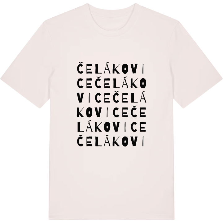 Čelákovice wordplay t-shirt – t-shirt from PinShirt