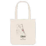 Cervia map tote bag