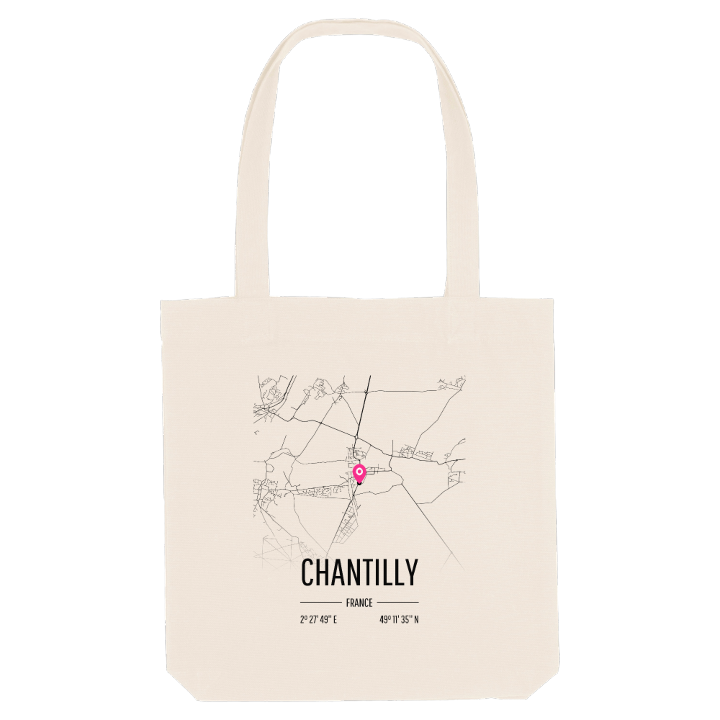 Chantilly map tote bag – tote bag from PinShirt