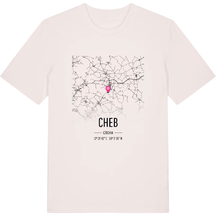 Cheb map t-shirt – t-shirt from PinShirt