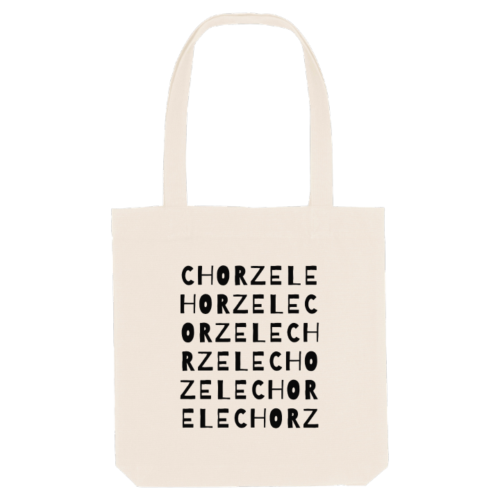 Chorzele wordplay tote bag – tote bag from PinShirt