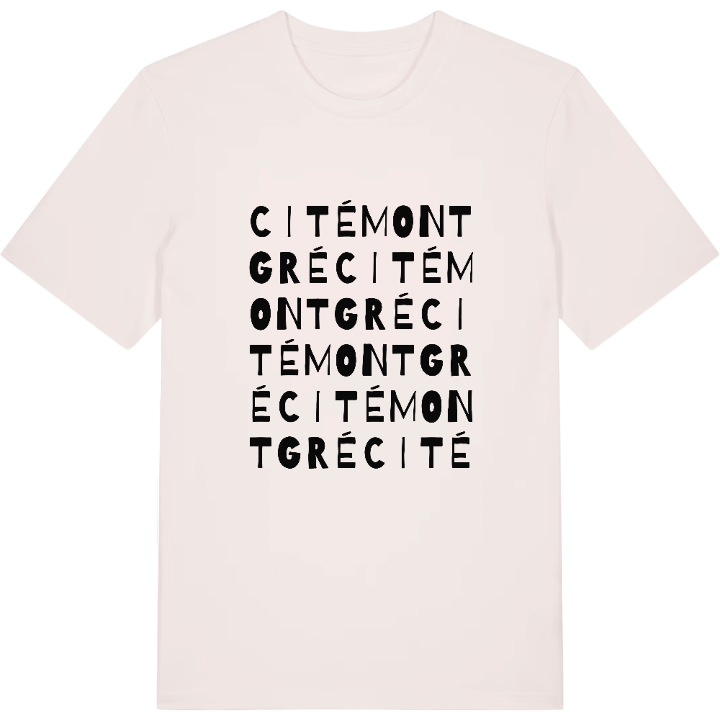 Cité Montgré wordplay t-shirt – t-shirt from PinShirt