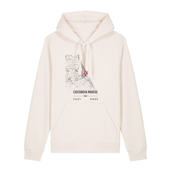Civitanova Marche map hoodie – hoodie from PinShirt