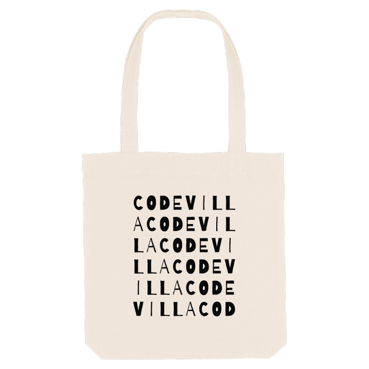 Codevilla wordplay tote bag – tote bag from PinShirt