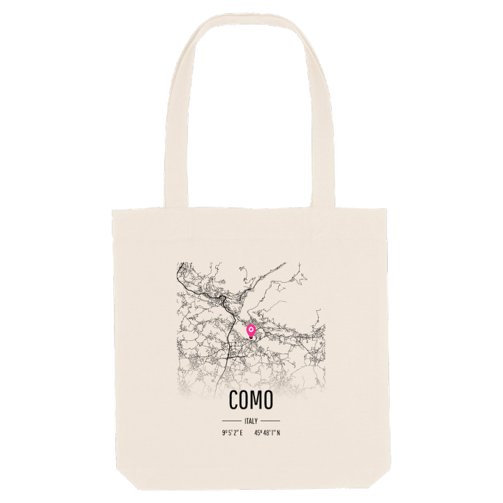 Como map tote bag – tote bag from PinShirt