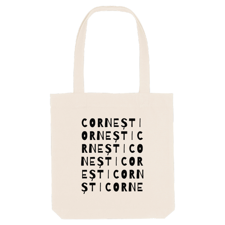Cornești wordplay tote bag – tote bag from PinShirt