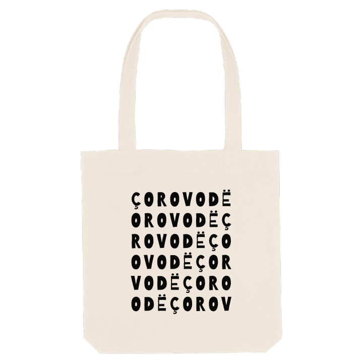 Çorovodë wordplay tote bag – tote bag from PinShirt