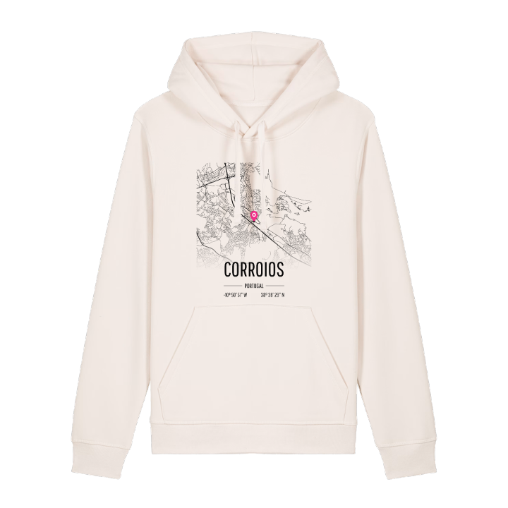 Corroios map hoodie – hoodie from PinShirt