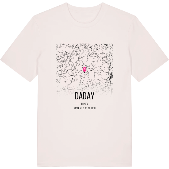 Daday map t-shirt – t-shirt from PinShirt
