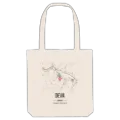 Deva map tote bag