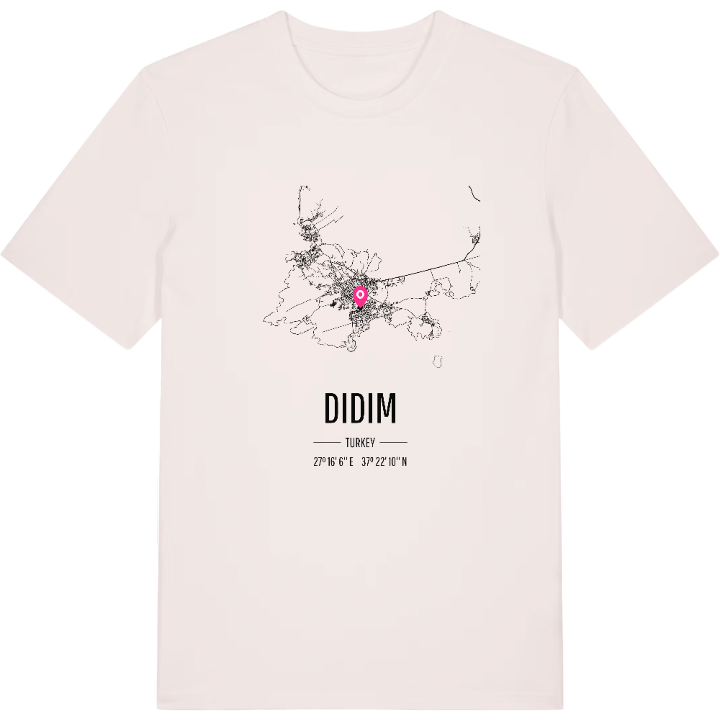Didim map t-shirt – t-shirt from PinShirt