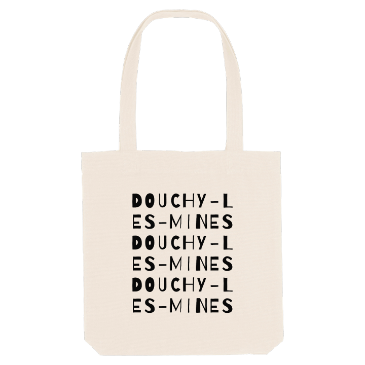 Douchy-les-Mines wordplay tote bag – tote bag from PinShirt