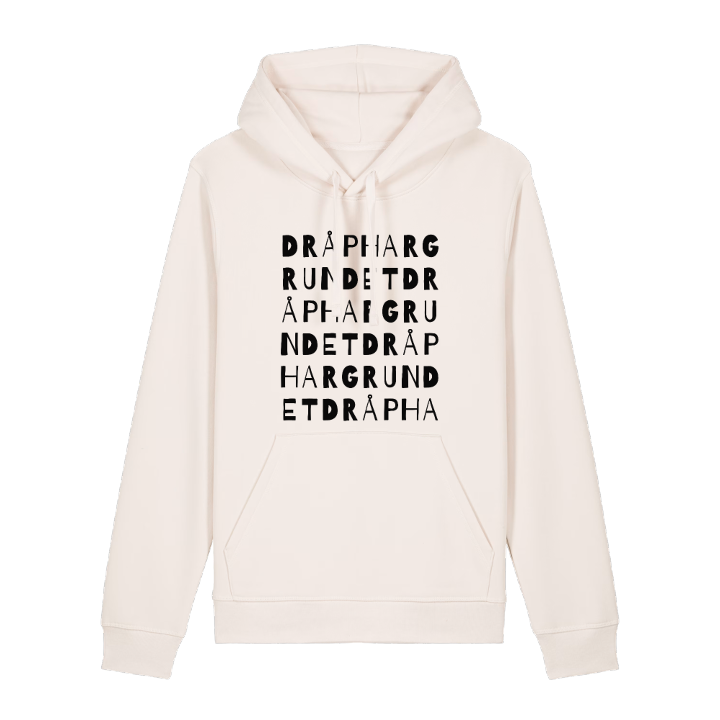 Dråphargrundet wordplay hoodie – hoodie from PinShirt