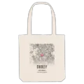 Dudley map tote bag