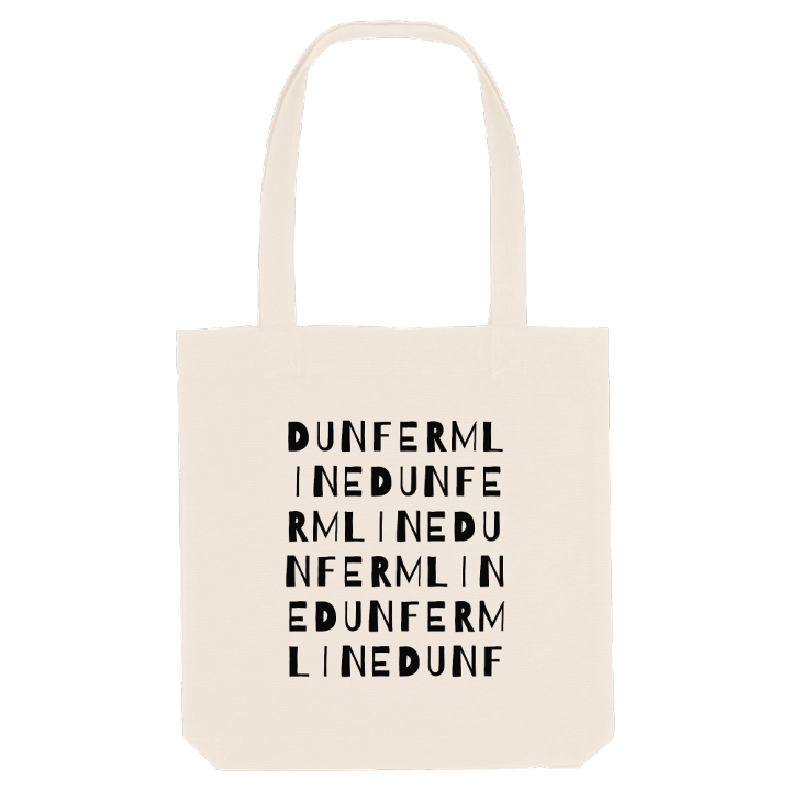 Dunfermline wordplay tote bag – tote bag from PinShirt