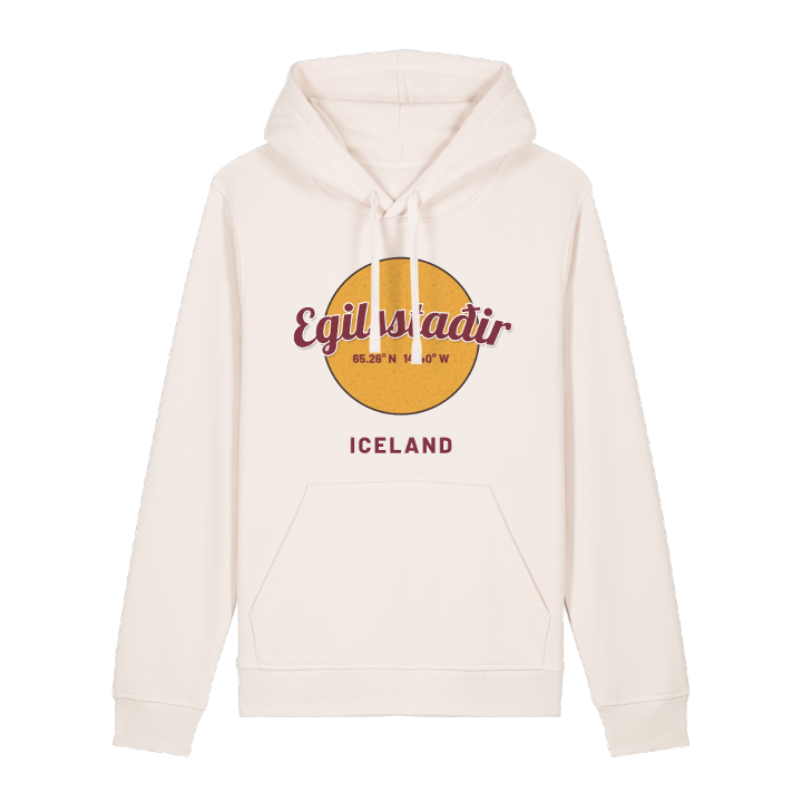 Egilsstaðir circle hoodie – hoodie from PinShirt
