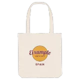 Eixample circle tote bag