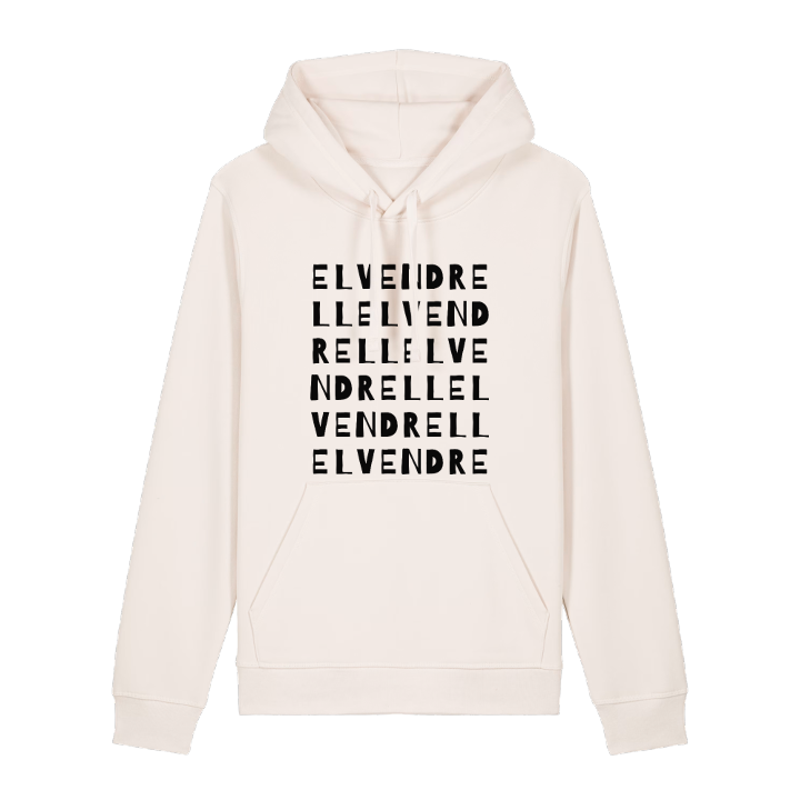el Vendrell wordplay hoodie – hoodie from PinShirt