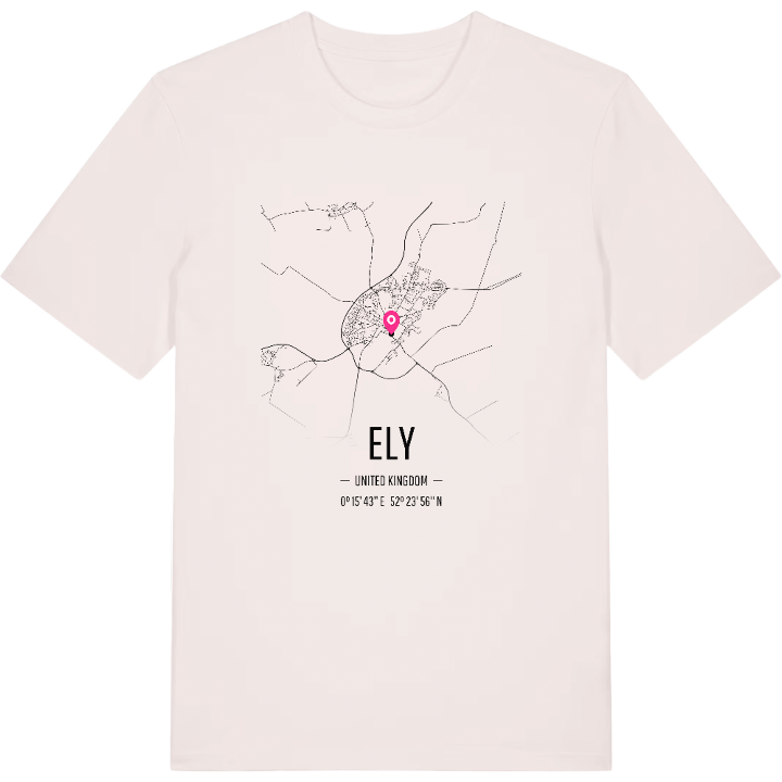Ely map t-shirt – t-shirt from PinShirt