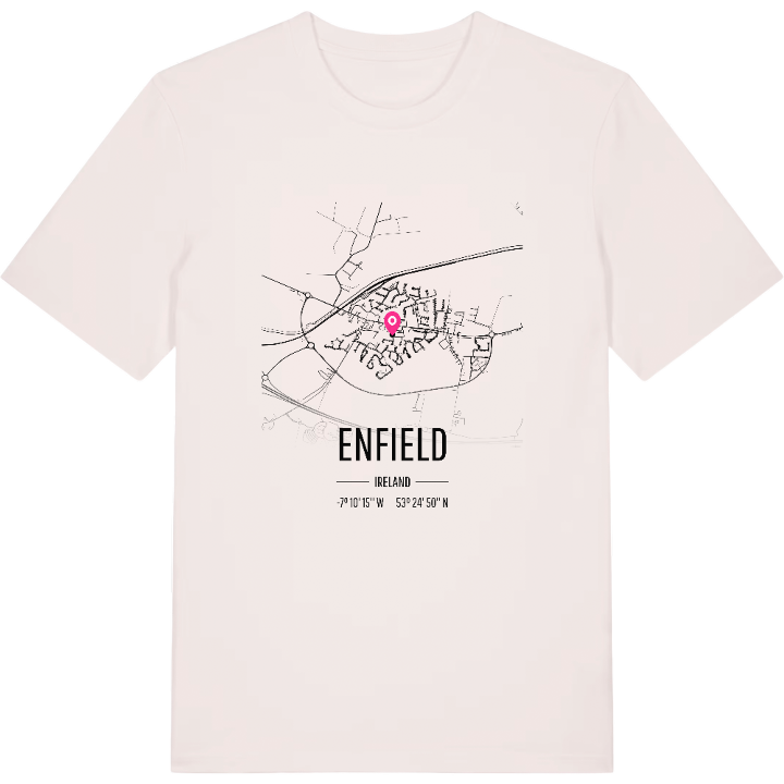 Enfield map t-shirt – t-shirt from PinShirt