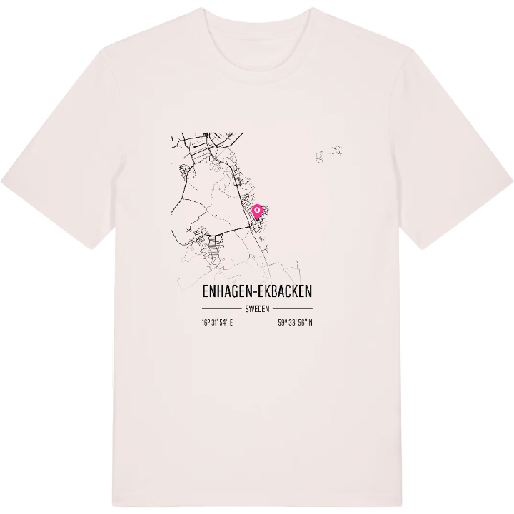 Enhagen-Ekbacken map t-shirt – t-shirt from PinShirt