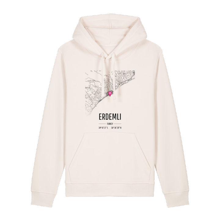 Erdemli map hoodie – hoodie from PinShirt
