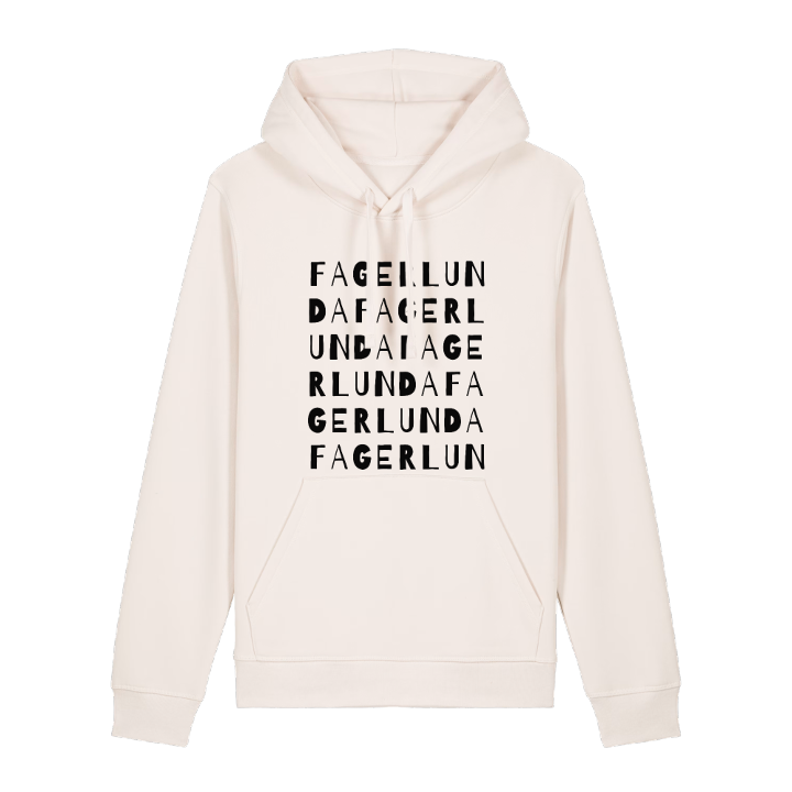 Fagerlunda wordplay hoodie – hoodie from PinShirt