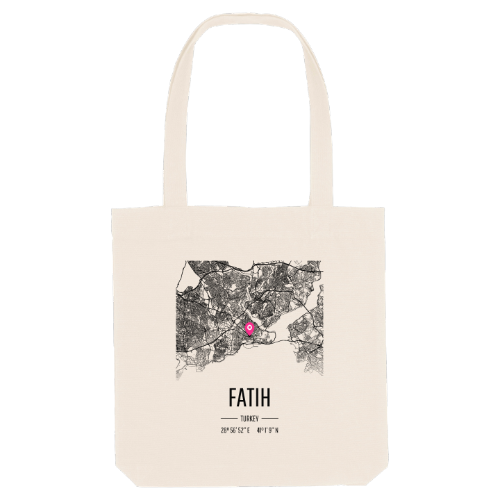 Fatih map tote bag – tote bag from PinShirt
