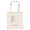Fléville-devant-Nancy map tote bag