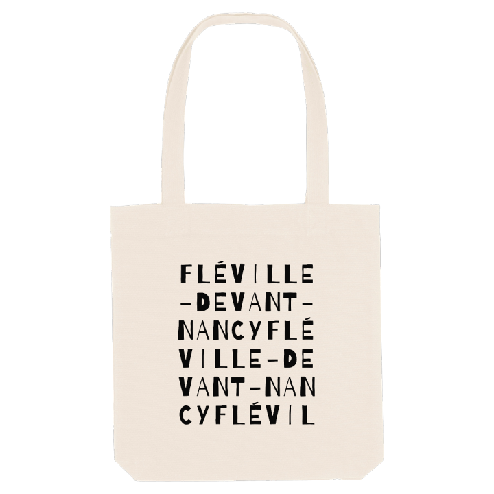 Fléville-devant-Nancy wordplay tote bag – tote bag from PinShirt