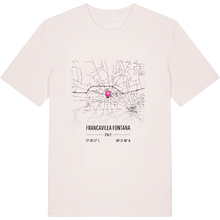 Francavilla Fontana map t-shirt – t-shirt from PinShirt