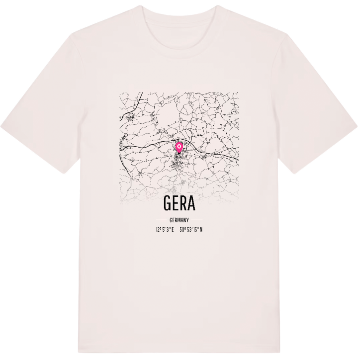 Gera map t-shirt – t-shirt from PinShirt