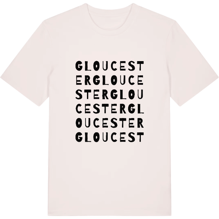 Gloucester wordplay t-shirt – t-shirt from PinShirt