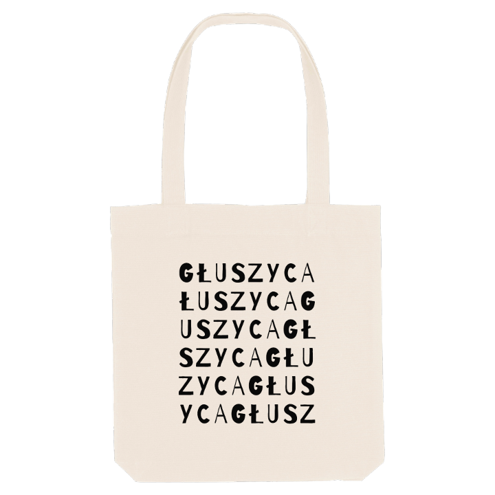 Głuszyca wordplay tote bag – tote bag from PinShirt