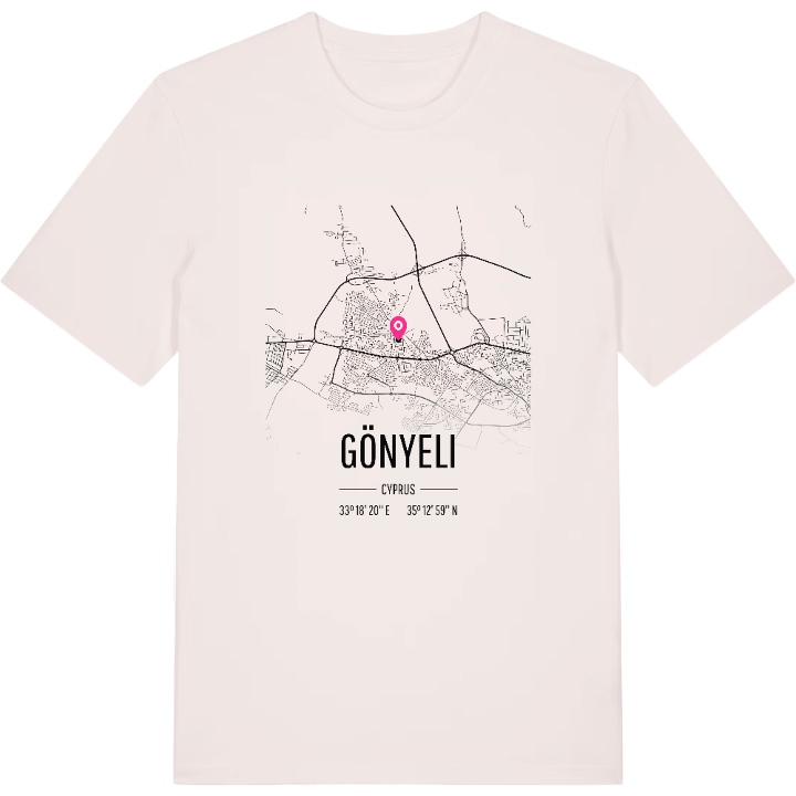 Gönyeli map t-shirt – t-shirt from PinShirt