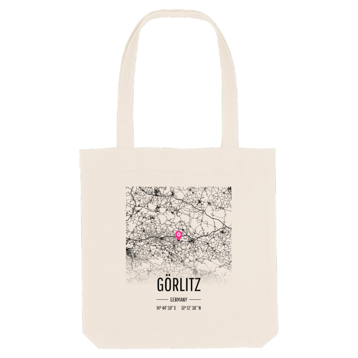 Görlitz map tote bag – tote bag from PinShirt