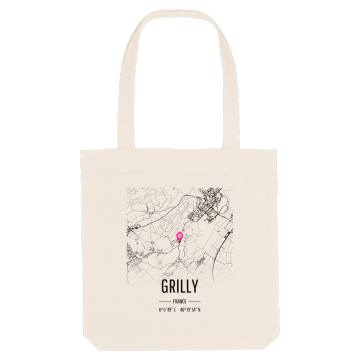 Grilly map tote bag – tote bag from PinShirt