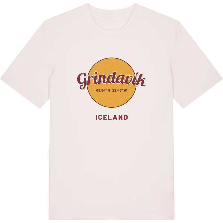 Grindavík circle t-shirt – t-shirt from PinShirt
