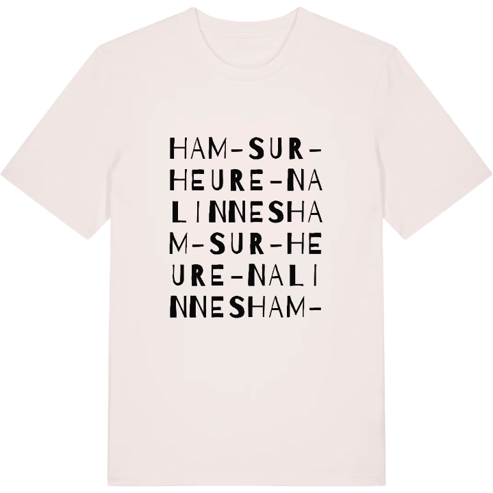 Ham-sur-Heure-Nalinnes wordplay t-shirt – t-shirt from PinShirt