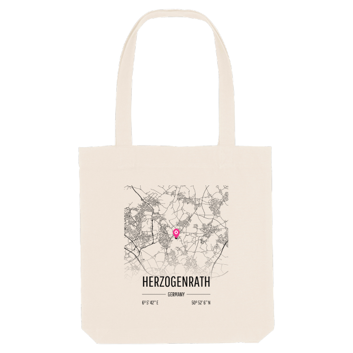 Herzogenrath map tote bag – tote bag from PinShirt