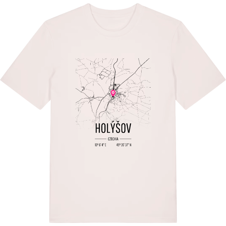 Holýšov map t-shirt – t-shirt from PinShirt