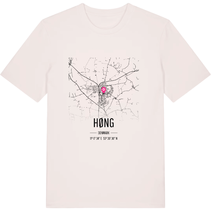 Høng map t-shirt – t-shirt from PinShirt