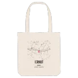 Iernut map tote bag