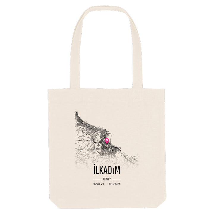 İlkadım map tote bag – tote bag from PinShirt